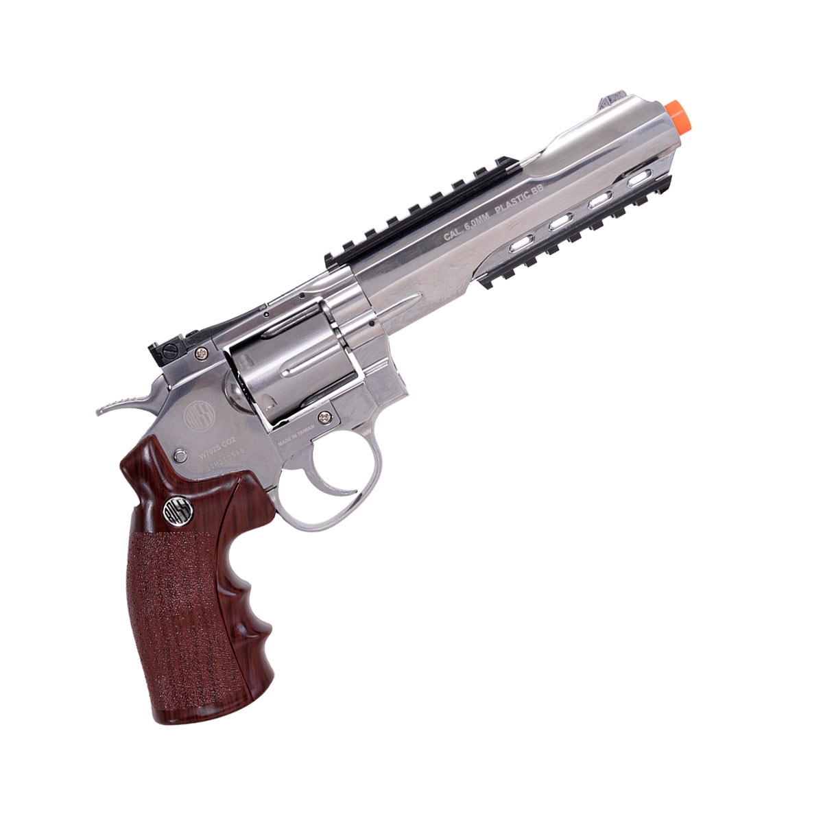 Revolver De Airsoft Wingun W702S 6" CO2 Full Metal - VentureShop